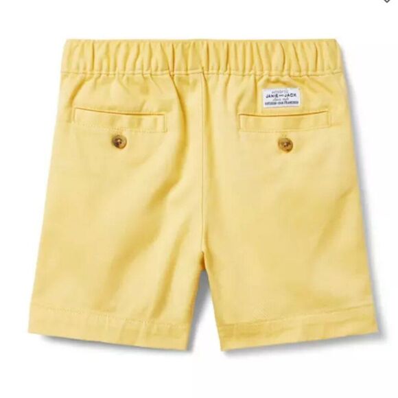 Janie and Jack 100049226 Boy Sunshine yellow Twill Pull-On Short NWT - Picture 2 of 7
